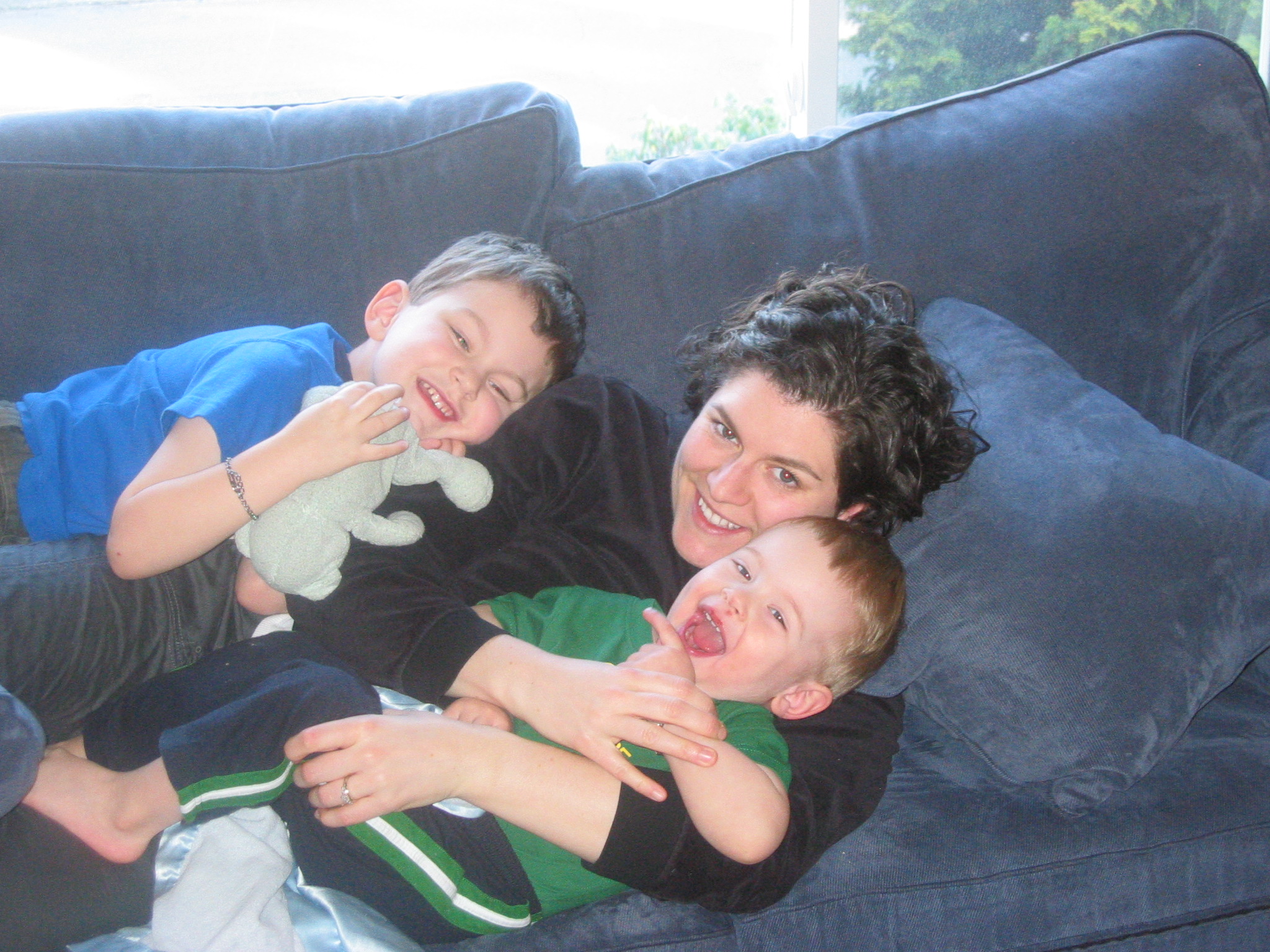 Ms. Jenny and 2 of her own little kiddos