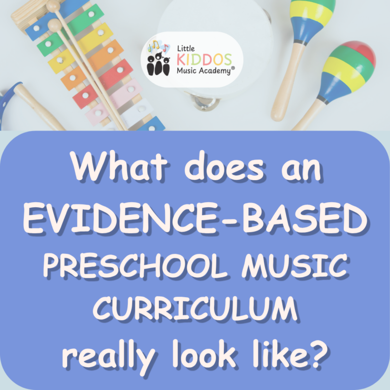 Evidence Based Preschool Music