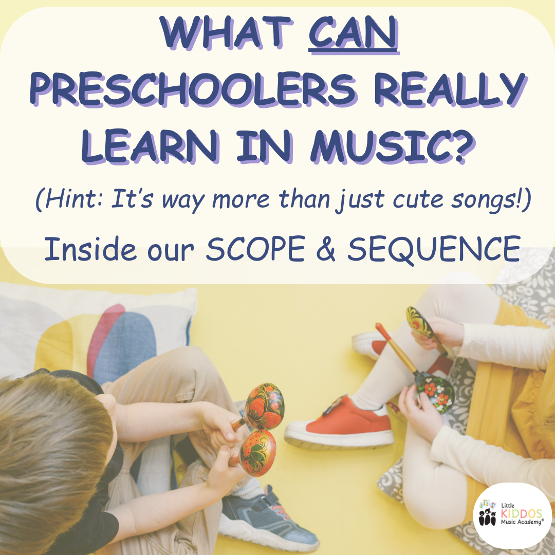 What can preschoolers really learn in music?